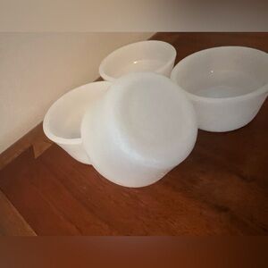 Glasbake custard cups x3